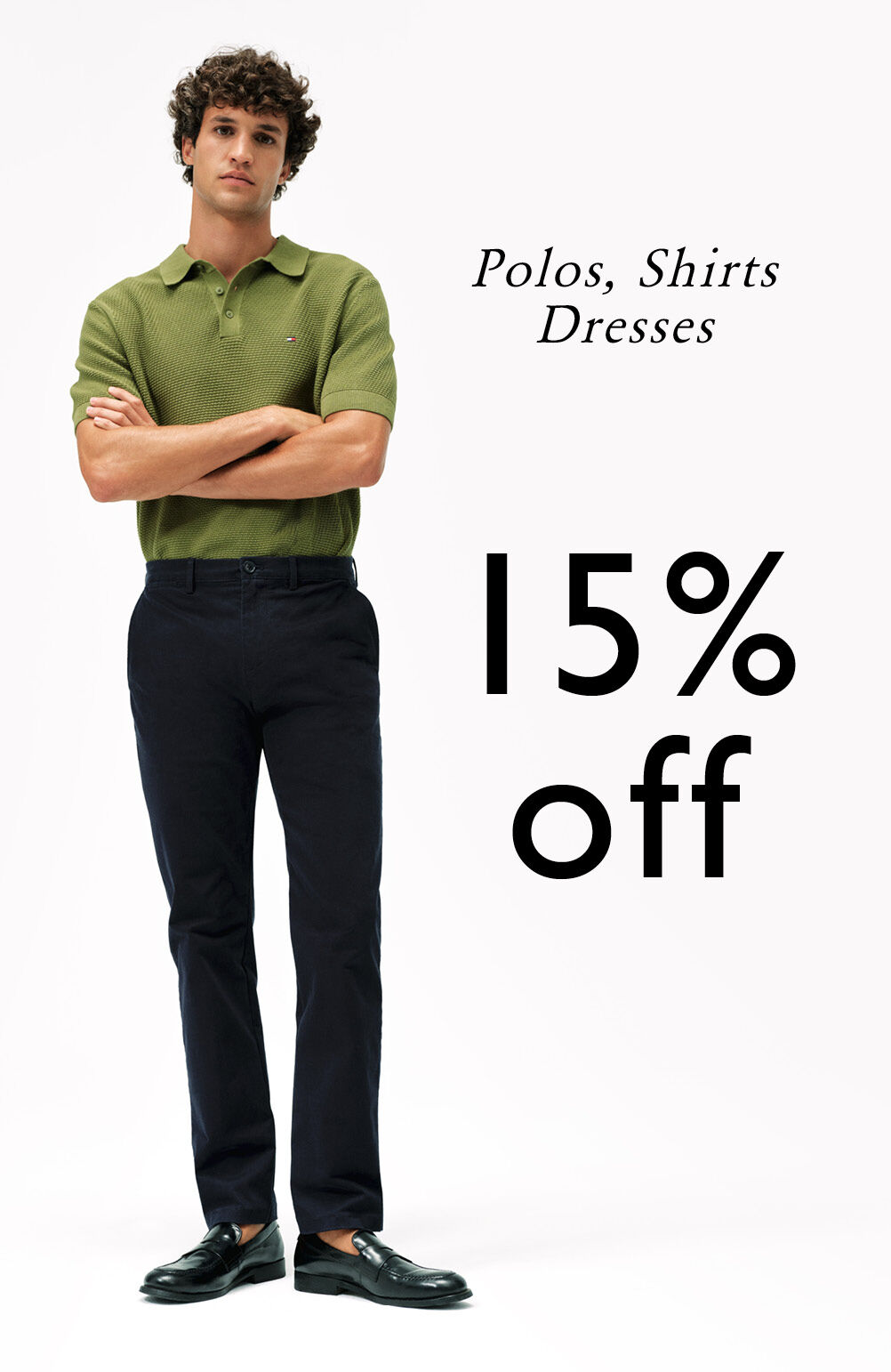 Tommy Polos 15% off